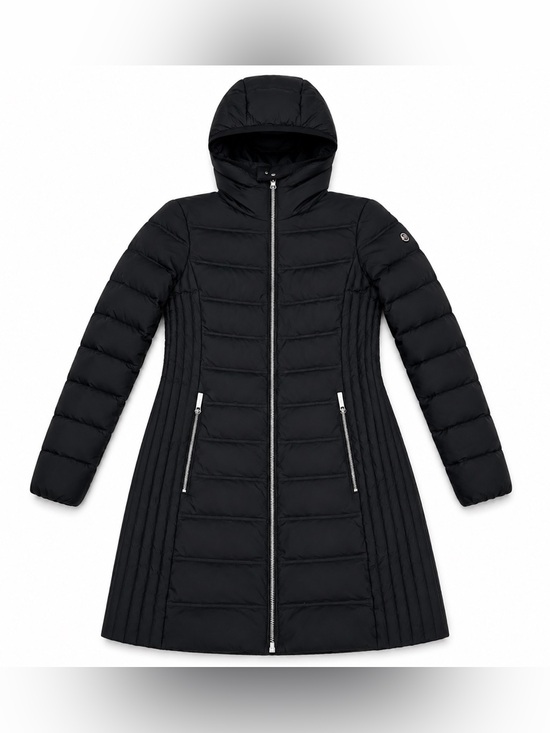 Michael Kors Jackets & Blazers - Michael Kors Women’s Black Long Hooded Puffer Coat Jacket Size M